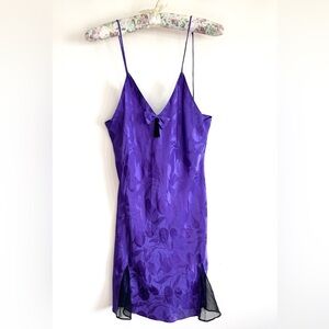 Vintage VS Gold Label Satin Chemise Lingerie Slip Dress